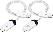 zolyet Wirel Transmitter Receiver 5G Point-to-Poi Streaming 30m Plug & Play 2K Full High Clear o Video Sync Mirroring Extending