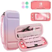 Case for Switch Lite 8 in 1 Switch Lite, Carrying Case bag, Soft TPU Clear Case