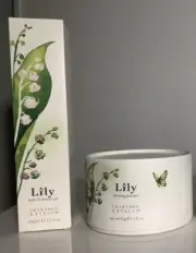 Crabtree And Evelyn Lily Dusting Powder And Bath & Shower Gel