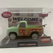 Disney Store Pixar Cars Diecast 1:43 Exclusive JOHN LASSETIRE Chase In Acrylic