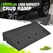 38.5"x 19.6"x 7" 4000lbs Capacity Curb Ramps Rubber Threshold Ramps Households