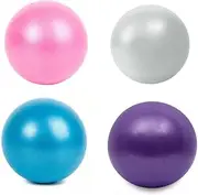 4 Pack Small Pilates Balls, Naisfei 25 cm Soft Pilates Ball, Exercise Ball, Mini Yoga Ball,for Workout, Stability, Yoga,Balance, Pilates, Physical Therapy,Posture Correction