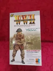 Rare British Piat Gunner Melvin WW2 12" 1/6 Did Dragon 70204 Bbi Figure Soldier