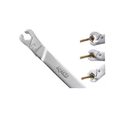 SP Tools 16 x 17mm Flare Nut Ratcheting Spanner - 5/8" x 11/16" Flare Nut Head
