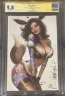 ZIRTY GIRLZ #3 POKEMON Eevee AP291 Signed By Nathan Szerdy & Kincaid CGC 9.8