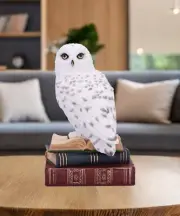 White Owl Figurine on Books Wise Ornament Statue Nemesis Now New Boxed 17cm
