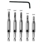 Enhanced Hinge Drill Set for Perfectly Centered Holes in For Woodworking