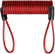 Lock Reminder Cable | Nti-Theft Spring Reminder Rope | Locks Cable Loop | Security Steel Wire Rope | Motorcycle Disc Lock | Steel Disc Locks for Motorbikes,Scooter
