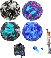 Astro Jump Ball Galaxy, Pack of 4 Moon Ball, 7 cm High Jumping Rubber Ball, Jumpball, Moon Ball, Space Ball, Bounce Ball, Moon Ball, Astro Jump Ball, Bouncing Ball for Children