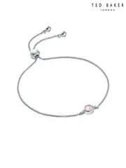 Ted Baker Silver SARSAA: Crystal Drawstring Adjustable Bracelet (E04939) | $69