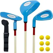 [KONDAY] Golf Clubs Set for Kids Children, Right Hand Kids Golf Set,Include Drive,Iron,Putter,Carry Bag and Soft Balls