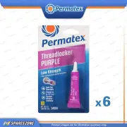 6 x Permatex Low Strength Threadlocker Purple 6ML Easy Disassembly&Noncorrosive
