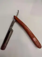 Vintage Dubl Duck Solingen Straight Razor Restored Rosewood Artisan Handmade