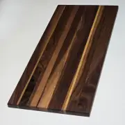 Solid Walnut Cutting Board, 19 3/16 x 8 3/4 x 5/8