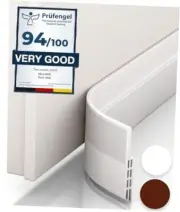 Vellure Door Draft Stopper for Bottom of Door - Premium Door Sweep for white 1