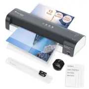 Laminator, 13 Inch 7-in-1 Thermal Laminator Machine with Never Jam