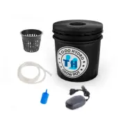 Grow Pot Economic 5gal DWC Hydro Bucket Kit with Air Pump & Accessories