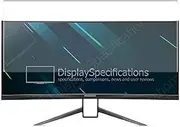 [Puccy] 3 Pack Screen Protector Film, compatible with Acer Predator X34 GS / X34GS 34" Display Monitor TPU Guard （ Not Tempered Glass Protectors ）