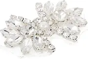 SEWACC Rhinestone Bow Knot Appliques for DIY Clothing Hats Bags Shoes Durable Crystal Decoration with Adhesive Backing for Stylish Accessories Versatile Rhinestone Patches