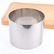 5 inches 10cm height smooth round circle 304 stainless steel mousse ring mold layer wedding cake mould DIY bakery supplies