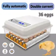 4/24/36/64Eggs Digital Egg Incubator LED Fully Automatic Turning Chicken Eggs