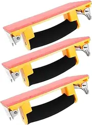 OSALADI 3 Pack Manual Sander Handle Sanding Device Anti-slip Sponge Grip for Wall Plasterboard Random Style