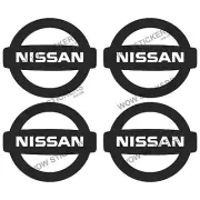 Nissan A Stickers x4 decal 75x64mm Car van truck window man cave (Choose colour)