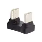 Opposite U Shape Back Angled USB-C Type C Male to Male Adapter