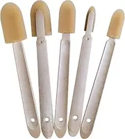 JMIBASIC Silicone Caulk Finishing Tool - Assorted 5 Size Sets - Premium Smooth Rubber Spatula Finisher - Easy Caulking Tool - Grout sealer Applicator (ABS (Plastic))