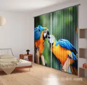 3D Peacock 3 Blockout Photo Curtain Printing Curtains Drapes Fabric Window AU