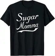 [VidiAmazing] Sugar Momma Funny T-Shirt for Women,Funny Girlfriend T-Shirt ds4290 T-Shirt (M)