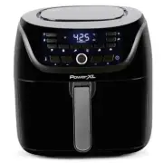 Power XL Vortex Pro Air Fryer 8qt 7 in 1 Touch LED Panel With 10 Presets Black