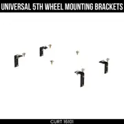 CURT Universal 5th Wheel Mounting Brackets for Hitch Rails 16101