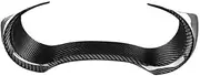 ATATNK Dry Carbon Fiber Compatible for KIA Stinger 2018 2019 2020-2023 LHD Car Steering Wheel Speedometer Frame Hard Carbon Fiber Interior Trim