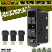 Master & 3x Single Window Switches for Ford Territory SX SY SZ Illuminated Black (for: Ford)