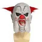 Big Red Round Nose Scary Clown Latex Mask Funny Makeup Headgear Halloween PartyЦ