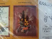 The Creative Circle Needlework Kit #330 Wooden Decoy Embroidery