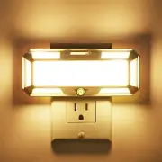 LOHAS Bright Night Light Plug-in- Dimmable LED Dusk Dawn Sensor Soft White 3000k