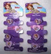 Disney's Sofia The First Princess two Sets of 4 piece hair ponies-Brand New!