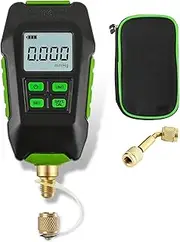 Vacuum Gauge, Digital Micron Meter 0‑10000Pa, 7 16inch 20UNF Interface with Backlit Display for Atmospheric Testing