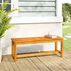 vidaXL Garden Bench 110x35x45 cm Solid Wood Acacia 2BB