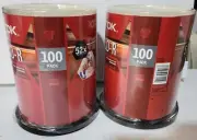 TDK 700MB = CD-R Media = 2x 100 Pack = CD-R80CB100T