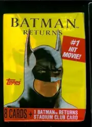 1991 Topps Batman Returns Trading Card Unopened Pack Factory Sealed