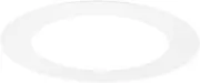 uxcell 1-Pack Goof Rings for 3 Inch Recessed Lights, 3" ID 4.3" OD Durable Steel Trim Ring Flush Mount White Can Light Trim Ring Cover for Ceiling Can Downlights