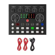 V8S Live External Sound Card Voice Changer Sound Card with Multiple Sound4474