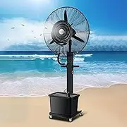Standing Misting Fan Portable, Large Industrial Spray Fans for Commercial Garage Warehouse Workshop Patio and Outside