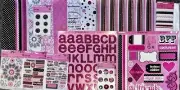 TPC Studio Girlfriends Diva Princess Shimmer Glitter Scrapbook Kit