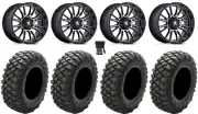 MSA ThunderLips 15" Wheels Machined 30" Crawler XR Tires Polaris Ranger XP 9/1K
