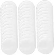 FOMIYES 100pcs Thick Overlock Cotton Wipes Cleanser Make up Remover Sponges for Face Oil Eye Makeup Remover Eraser Cleaning Sponges for Household Use Reusable Gel Non-woven Fabric White
