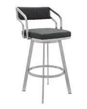Armen Living Scranton 30" Swivel Bar Stool